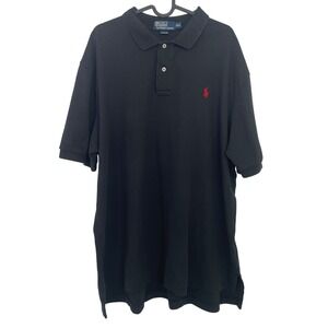 Polo Ralph Lauren Short Sleeve Polo Shirt Black XXL